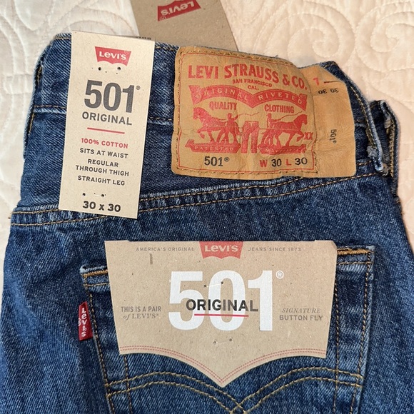 NEW Levi’s 501 Original men’s jeans - Picture 8 of 10